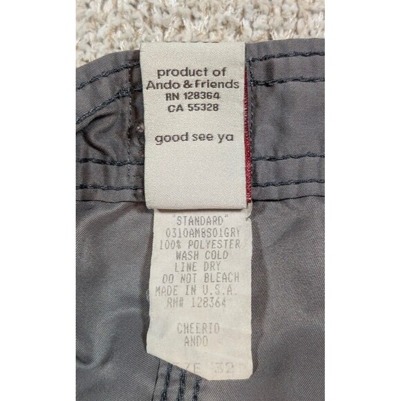 Ando & Friends "Cheerio Ando" board shorts Men's Size 32 Made in USA - Picture 6 of 6